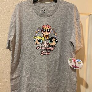 Cartoon Network Powerpuff Girls Gray Tee